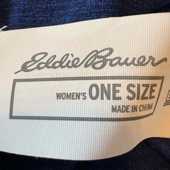 Eddie Bauer Navy Hooded Wrap - Picture 3 of 4